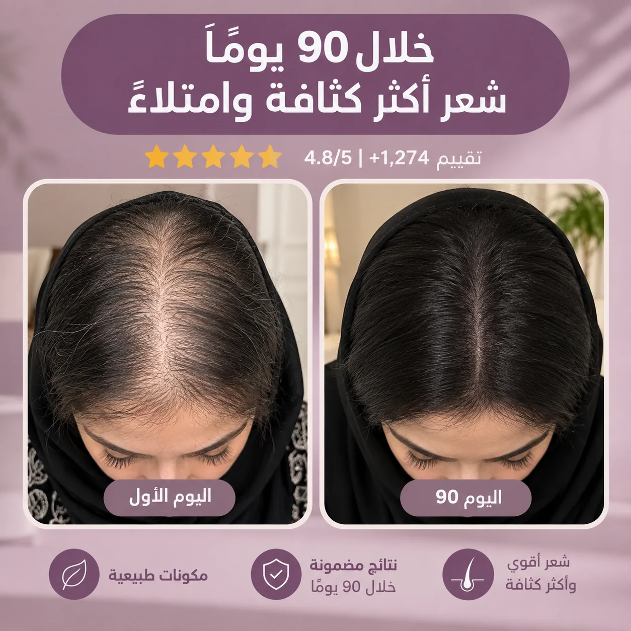 نتائج MOOD خلال 90 يوماً — قبل وبعد